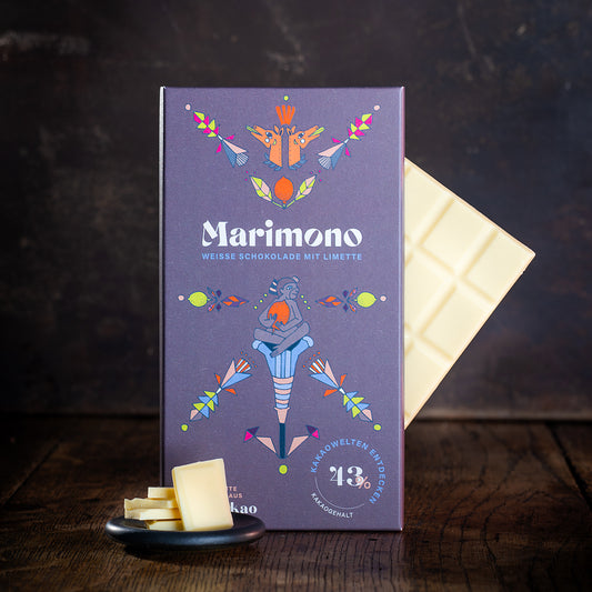 43% Weiße Schokolade mit Limette | 50g