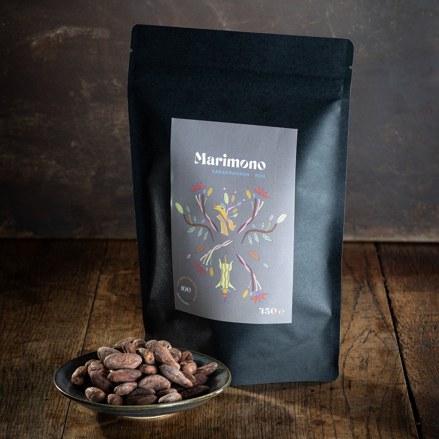 Kakaobohnen roh 450g