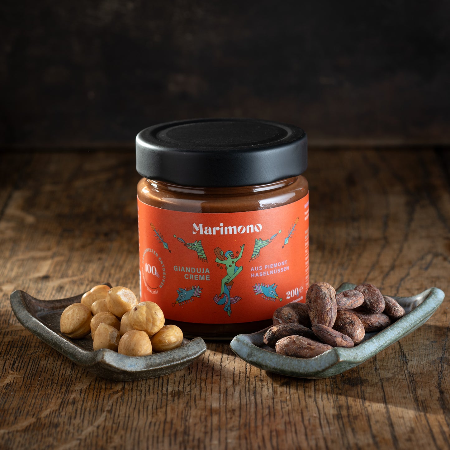 Giandujacreme (feine Nuss-Nougat-Creme mit Piemont-Haselnüssen und Maya-Kakao) | 200g